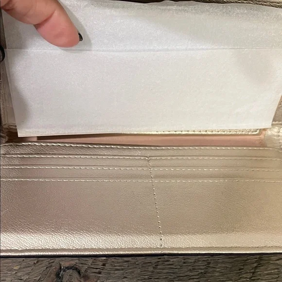 NWT - NINE WEST CHECKBOOK WALLET Colorado SLG - Plum - Picture 8 of 9